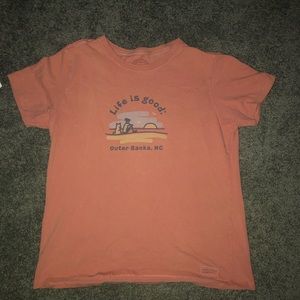 Life is good outer banks tee shirt